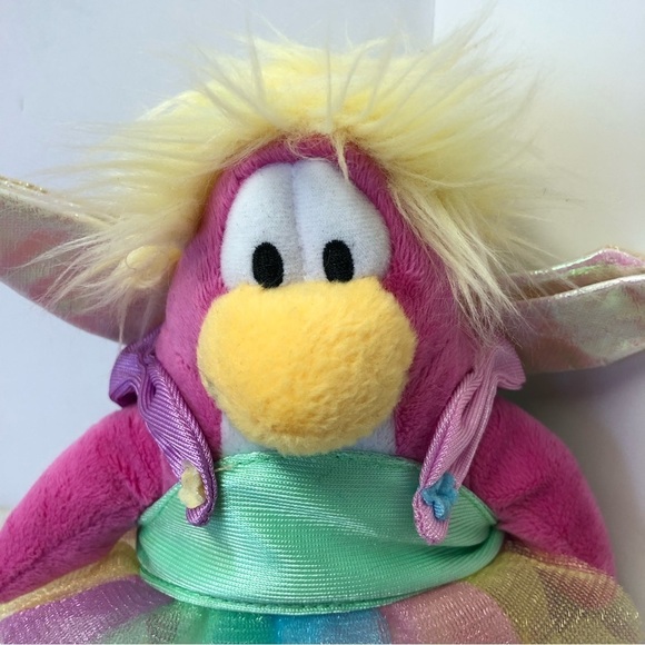 Club Penguin Rainbow Faery Plush Stuffed Animal 7" - Picture 2 of 8